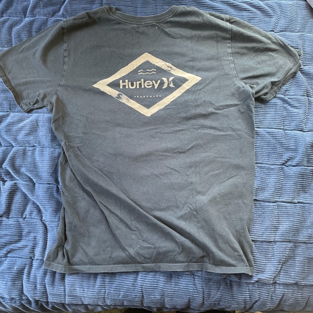 Hurley black tee size large